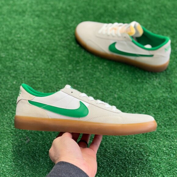 Nike Heritage Vulc SB Mens Shoes White Green CD5010-101 NEW Multi Sz - Picture 1 of 4